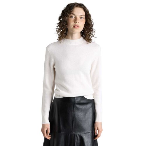 Cue Merino Cashmere Blend Mock Neck Knit